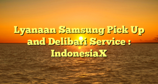 Lyanaan Samsung Pick Up and Delibari Service : IndonesiaX